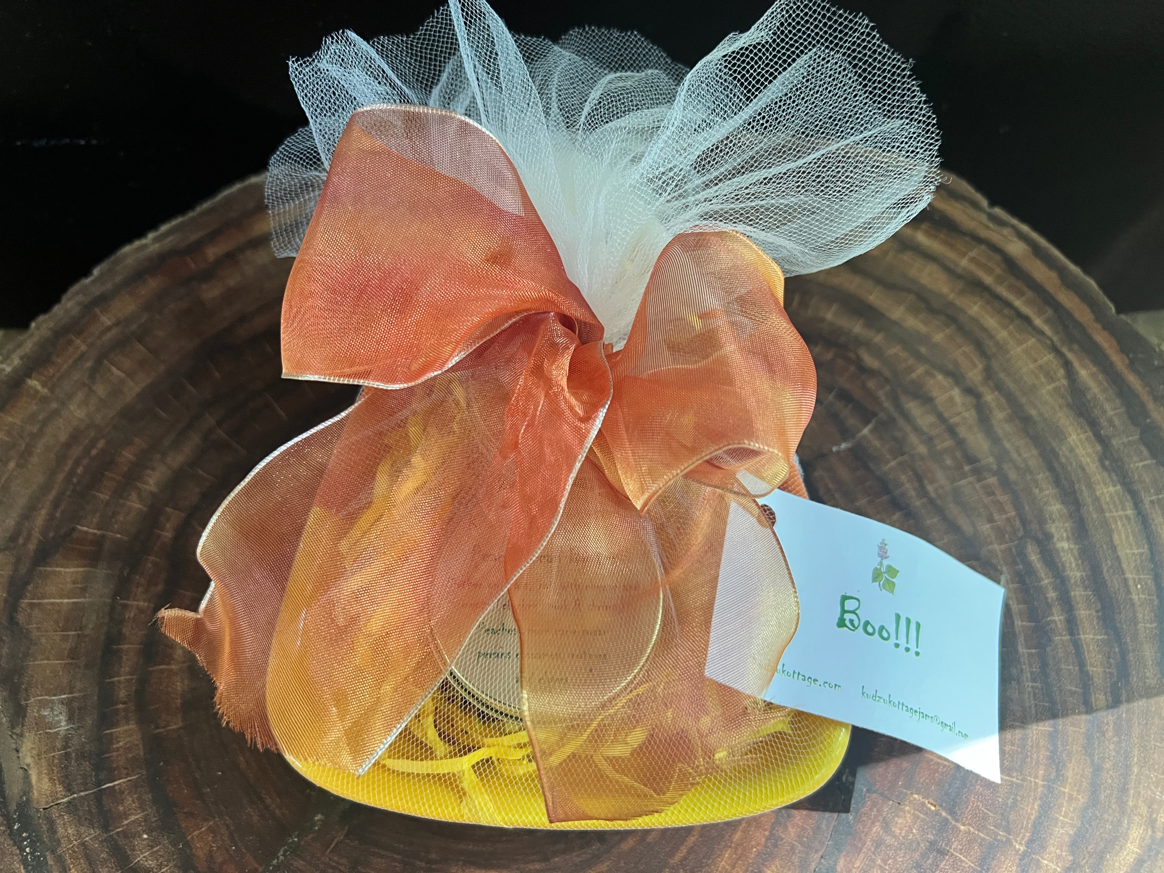 Boo Candy Corn Gift Dish