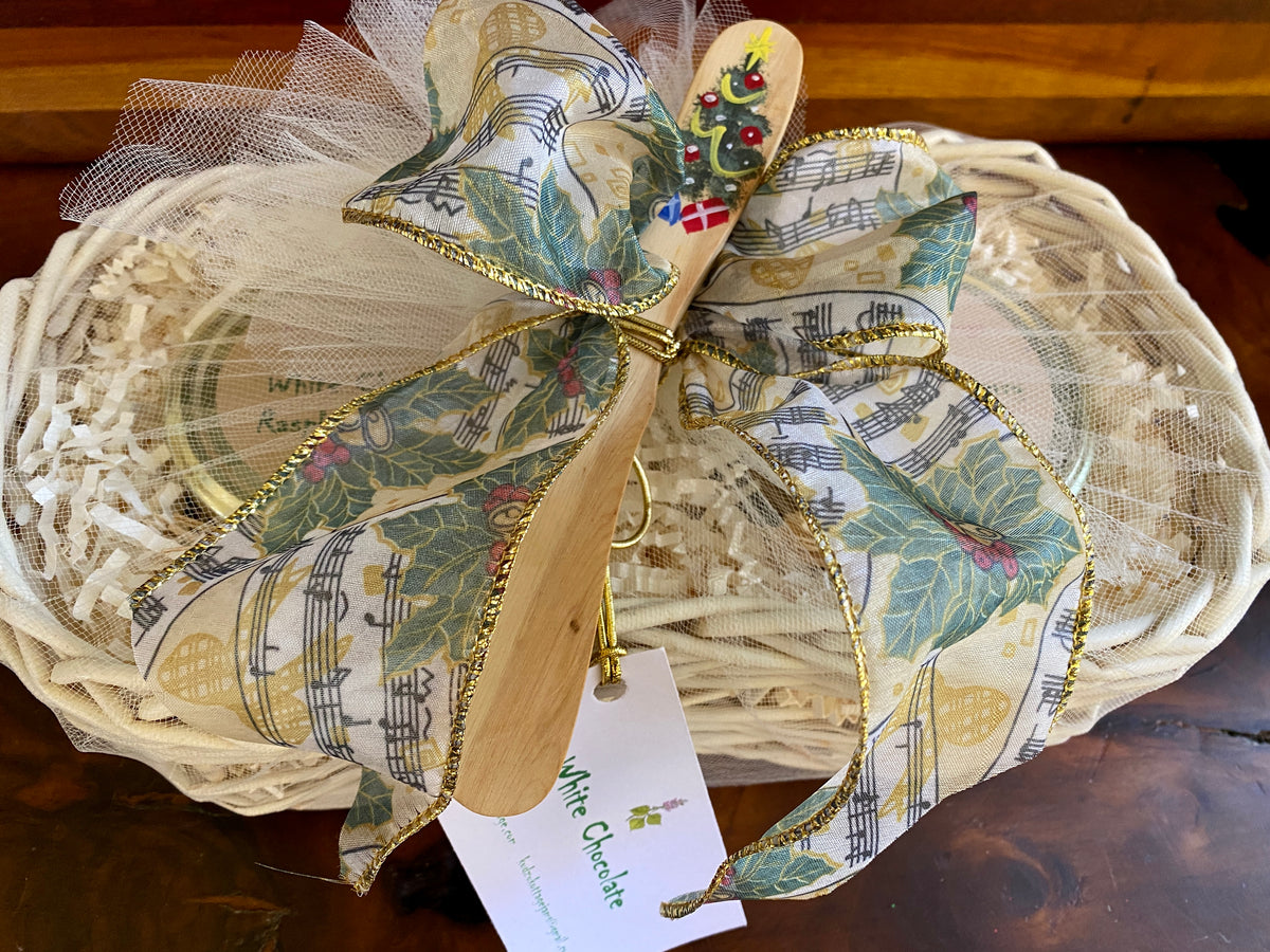 White Chocolate Gift Basket Kudzu Kottage